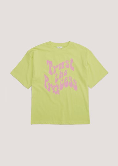 Girls Candy Couture Lime 70s T-Shirt (9-16yrs)