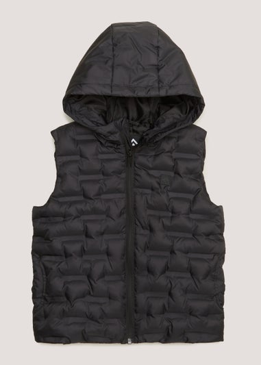 Boys Black Heatseal Gilet (4-13yrs)