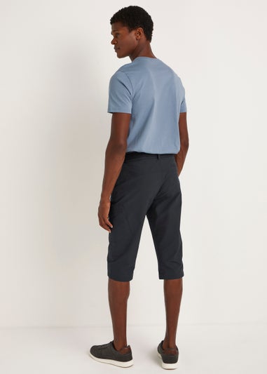 Navy 3/4 Trek Shorts