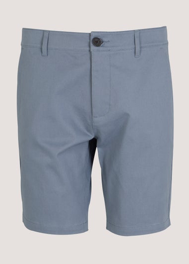 Blue Slim Fit Chino Shorts