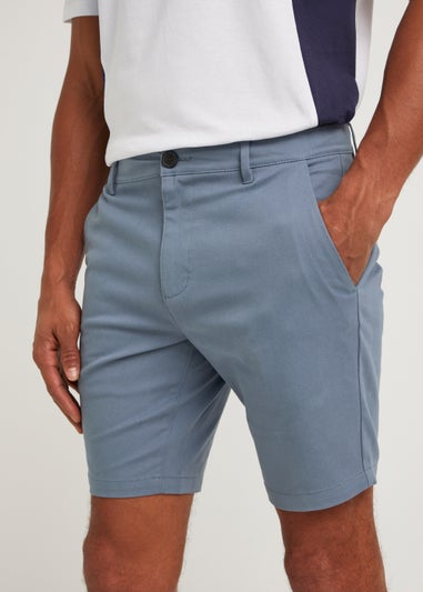 Blue Slim Fit Chino Shorts