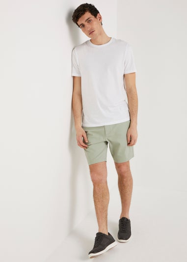 Sage Slim Fit Stretch Chino Shorts