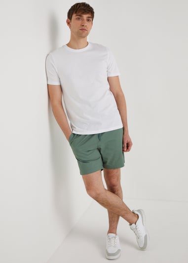 Green Drawcord Chino Shorts