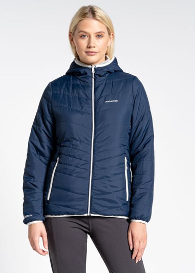 Craghoppers Navy CompLite Reversible Hooded Jacket