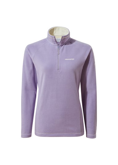 Craghoppers Lilac Miska Half Zip Fleece