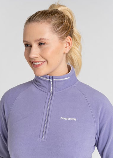 Craghoppers Lilac Miska Half Zip Fleece