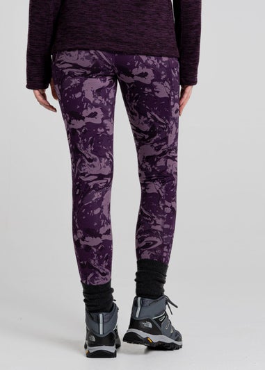 Craghoppers Damson Print Kiwi Thermal Leggings