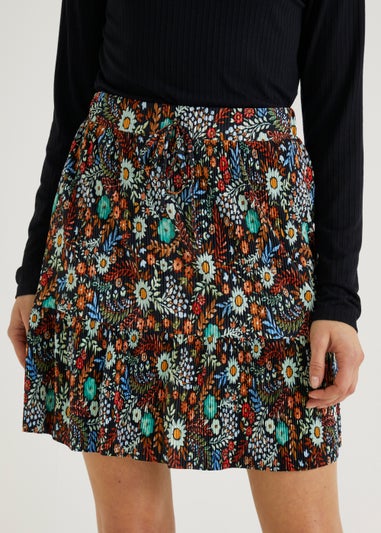 Multicoloured Floral Skirt