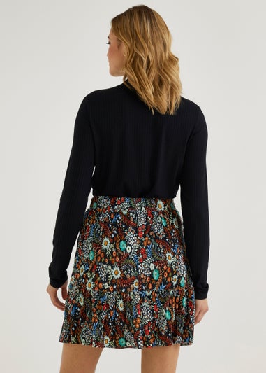 Multicoloured Floral Skirt