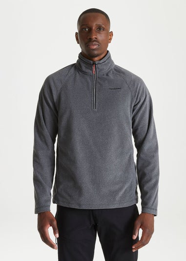 Craghoppers Grey Marl Corey Half Zip Fleece