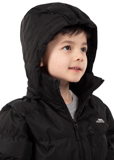 Boys black 2024 waterproof coat