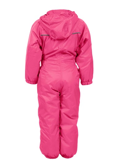 Kids Trespass Pink Dripdrop Puddle Suit (2-8yrs)