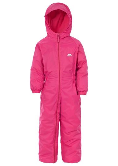 Kids Trespass Pink Dripdrop Puddle Suit (2-8yrs)