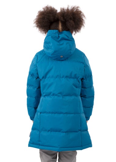 Girls Trespass Teal Tiffy Waterproof Jacket (2-12yrs)