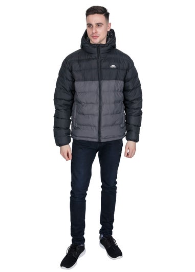 Trespass Black Oskar Water Resistant Jacket