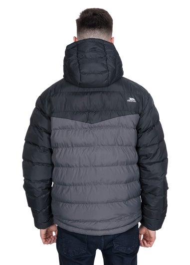 Trespass Black Oskar Water Resistant Jacket