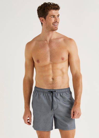 Grey Design Swim Shorts