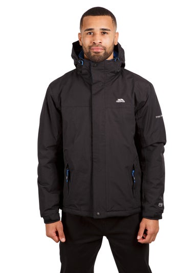 Trespass Black Donelly Waterproof Jacket