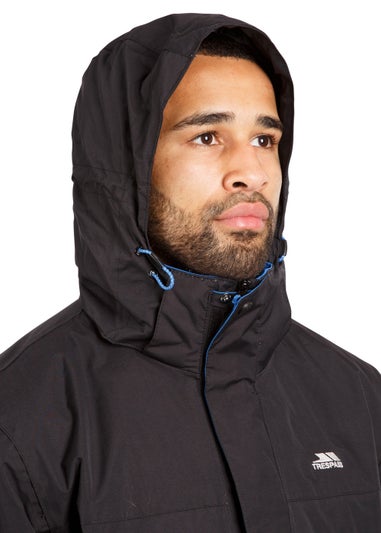 Trespass Black Donelly Waterproof Jacket