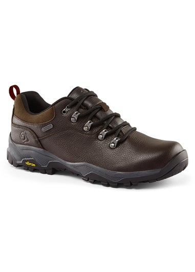 Craghoppers Brown Kiwi Lite Leather Hiking Shoes