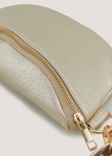 Metallic PU Chest Bag