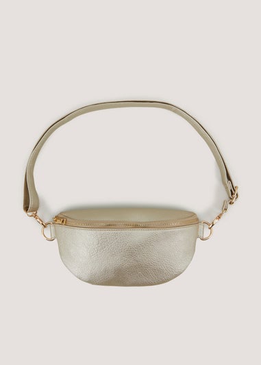 Metallic PU Chest Bag