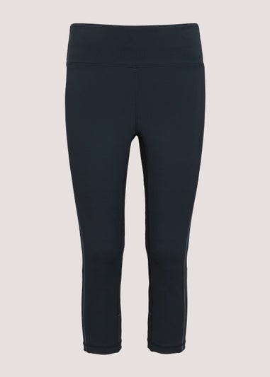 Souluxe Navy Capri Sports Leggings