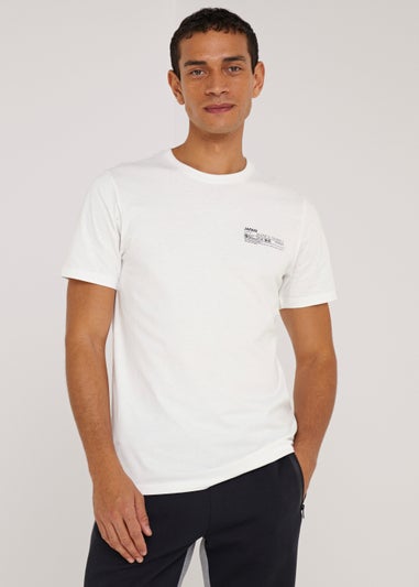 US Athletic White Tokyo T-Shirt - Matalan