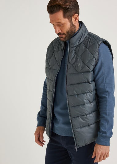 Lincoln Grey Puffer Gilet