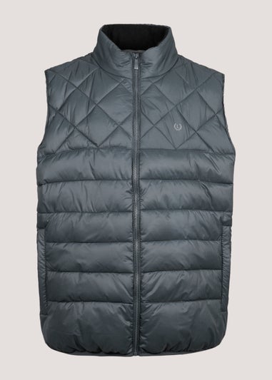 Lincoln Grey Puffer Gilet