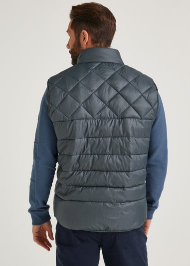 Lincoln Grey Puffer Gilet