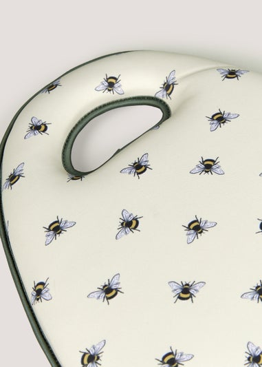 Cream Bee Print Kneeler