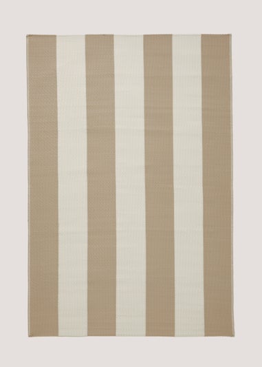 Natural Stripe Outdoor Rug (220cm x 150cm)