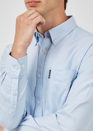Ben Sherman Sky Blue Organic Cotton Regular Fit Oxford Shirt