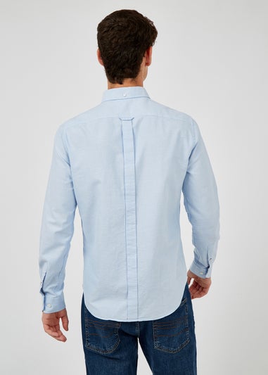 Ben Sherman Sky Blue Organic Cotton Regular Fit Oxford Shirt