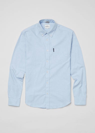 Ben Sherman Sky Blue Organic Cotton Regular Fit Oxford Shirt