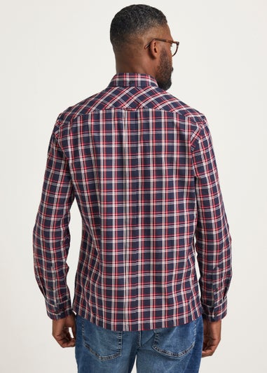 Ben Sherman Check 100% Cotton Long Sleeve Regular Fit Shirt