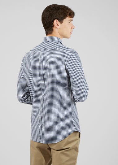 Ben Sherman Dark Blue Gingham Regular Fit Shirt