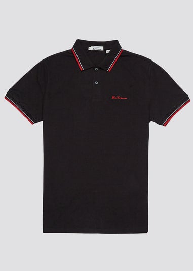 Ben Sherman Black Signature Polo Shirt