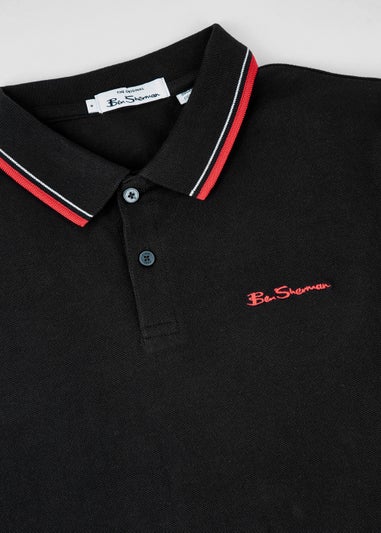 Ben Sherman Black Signature Polo Shirt
