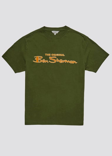 Ben Sherman Camouflage Signature Flock T-Shirt