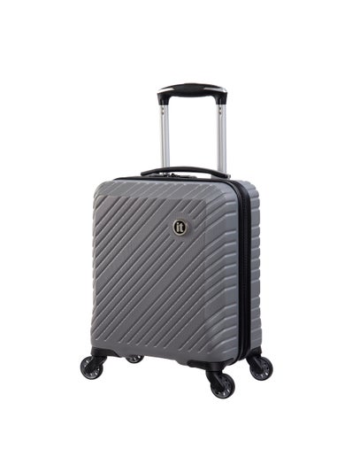 IT Luggage Grey Hard Shell Suitcase