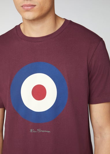 Ben Sherman Wine Signature Target T-Shirt