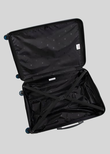 IT Luggage Blue Hard Shell Suitcase