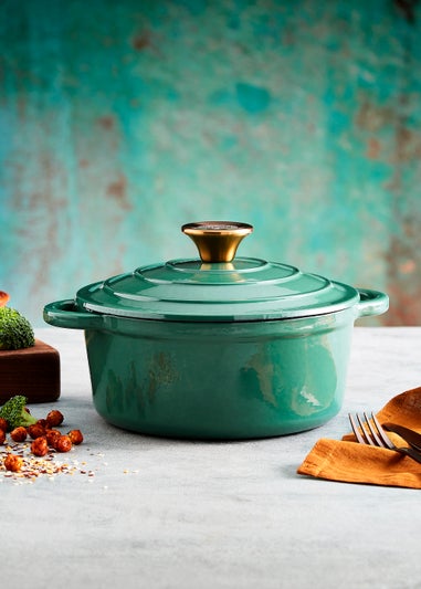 Barbary & Oak Green Casserole Dish (20cm)