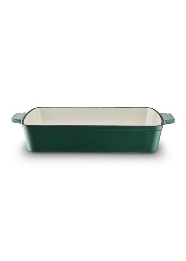Barbary & Oak Green Cast Iron Roaster (39cm)