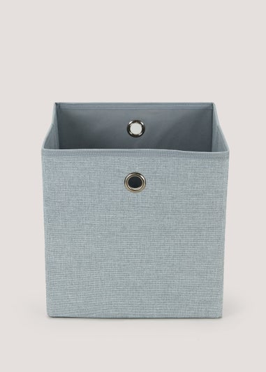 Grey Foldable Storage Box (27cm x 27cm x 27cm)
