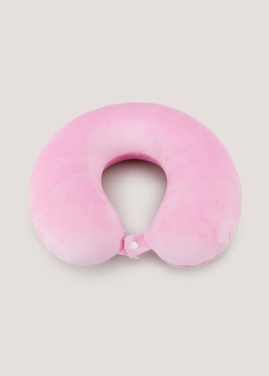 Pink Travel Pillow (33cm x 28cm)