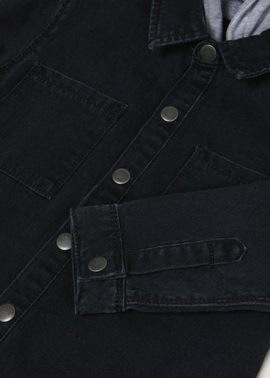 Boys Black Overshirt (4-11yrs)