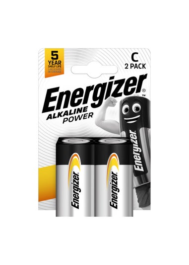 Energizer 2 Pack Alkaline C Batteries